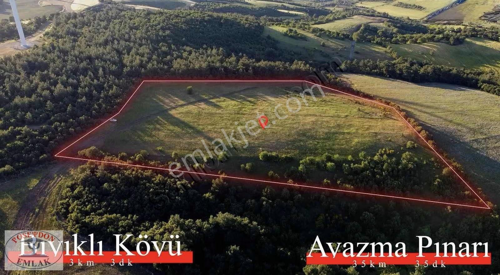 Bayramiç Bıyıklı Köyü 39.300 M2 Tek Tapu Dev Tarla Yola Cephe - Görsel 6