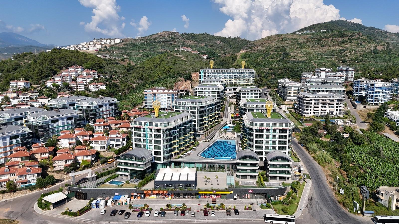 Kargıcak Konak Sea Side'da 3+1 Deniz Manzaralı Sıfır Eşyalı