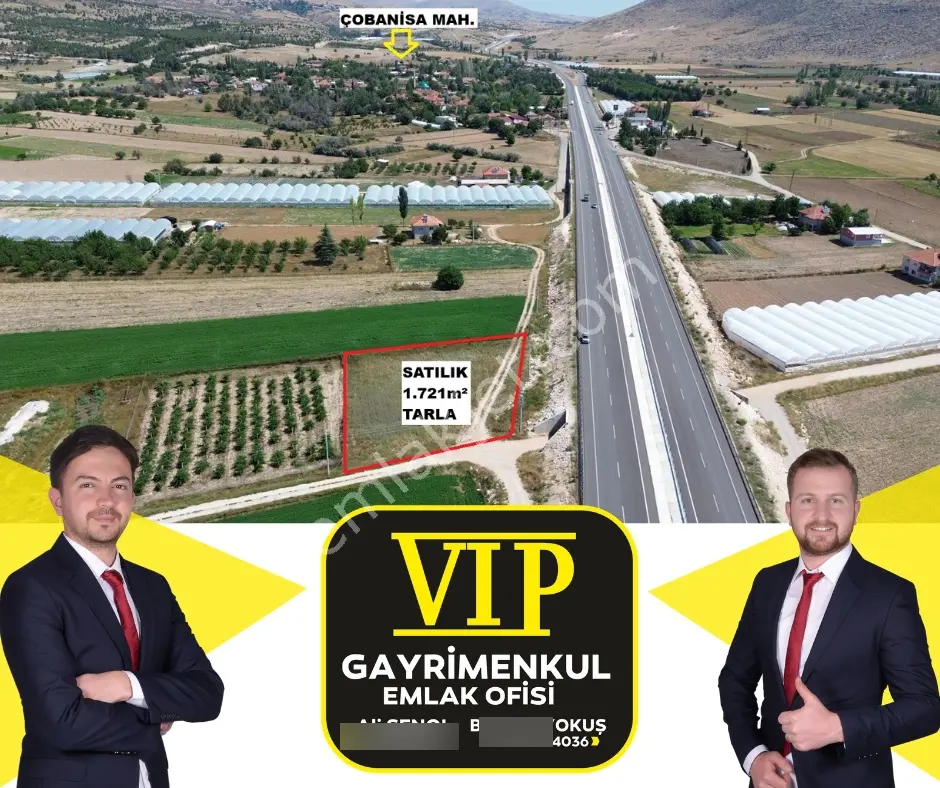 Vip Gayrimenkul'den Antalya Elmalı Anayolu Cepheli 1.721m²tarla