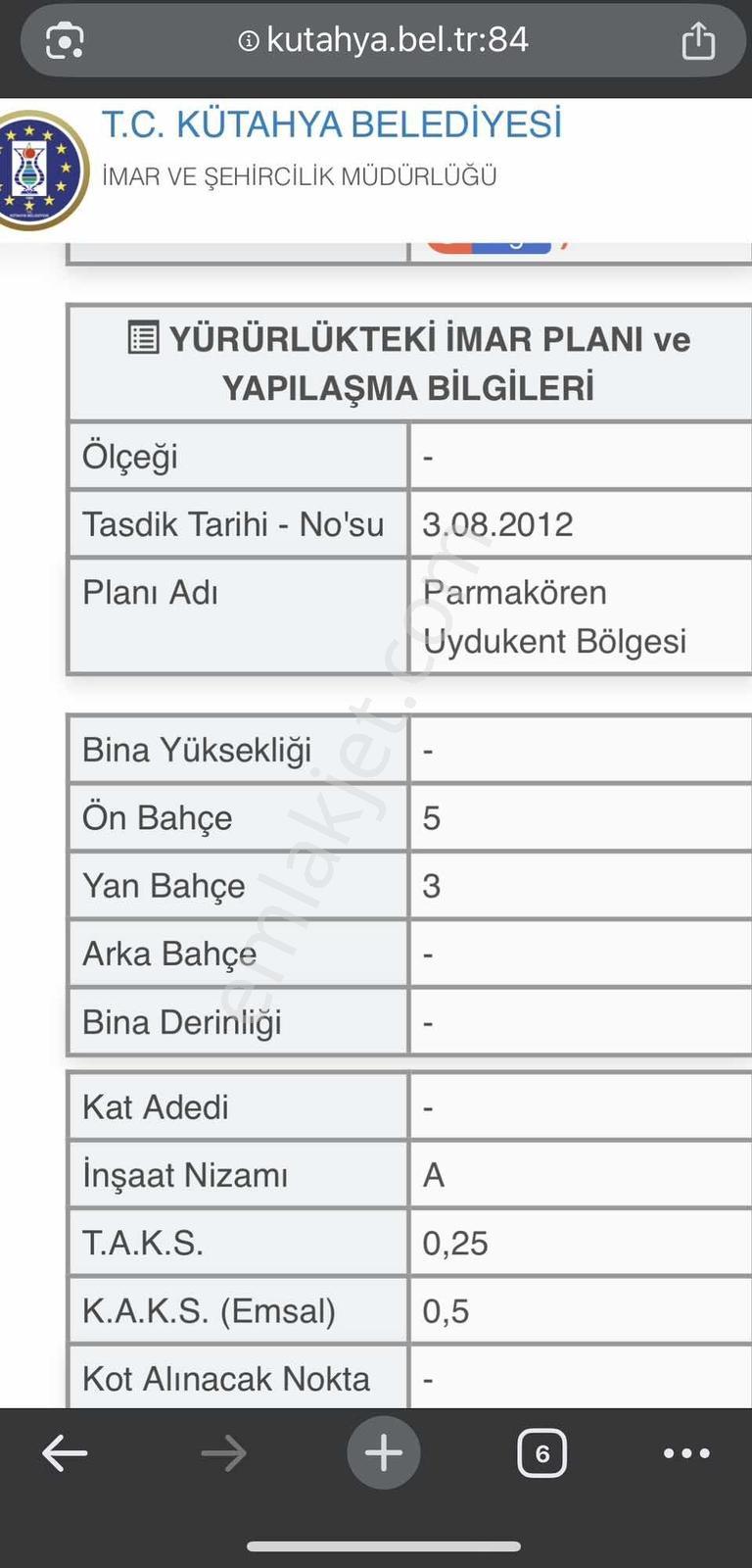 Demirland'dan Parmakören Uydu Kent Alanında İmarlı Satılık Arsa - Görsel 8