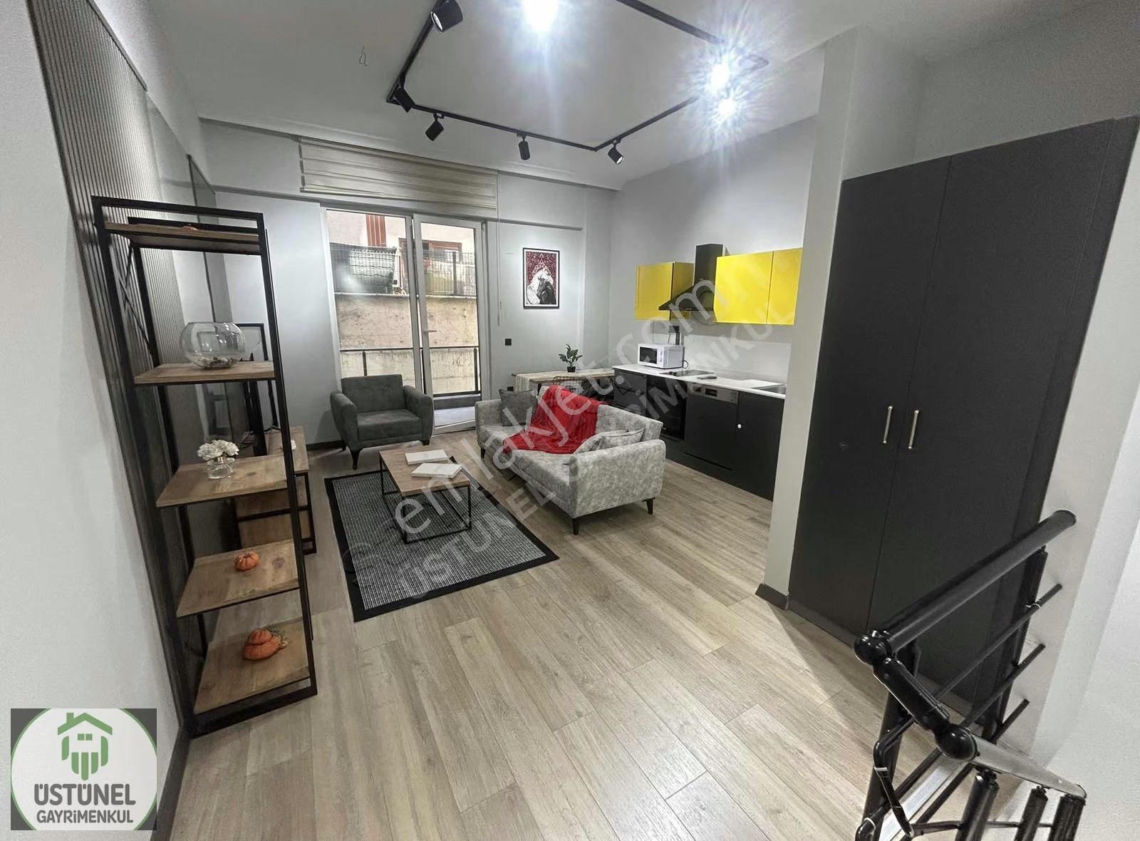 Üstünel'den Avlu 1'de Eşyalı Dubleks Kiralık Daire - Görsel 21