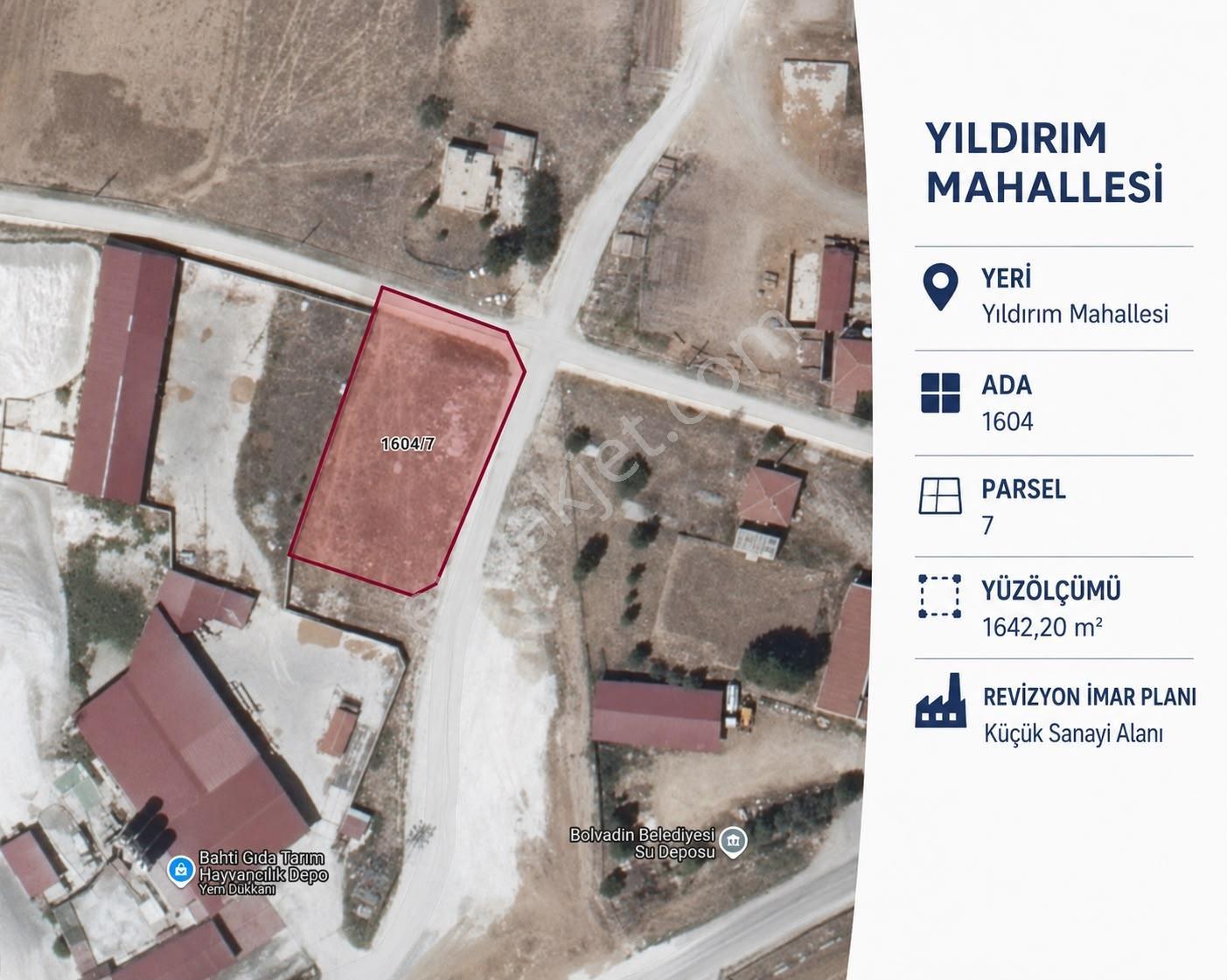 Yaman'dan Bolvadin Yıldırım Mah. 1642 M² Satılık Ticari Arsa - Görsel 2