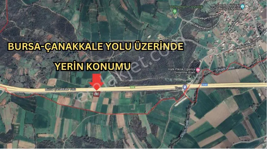 Sahibinden Satılık 1675 M² Tarlaçanakkale Biga,ana Yola Cepheli - Görsel 4