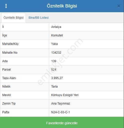 Korkuteli Yaka Yol Kenarı Tarla - Görsel 3