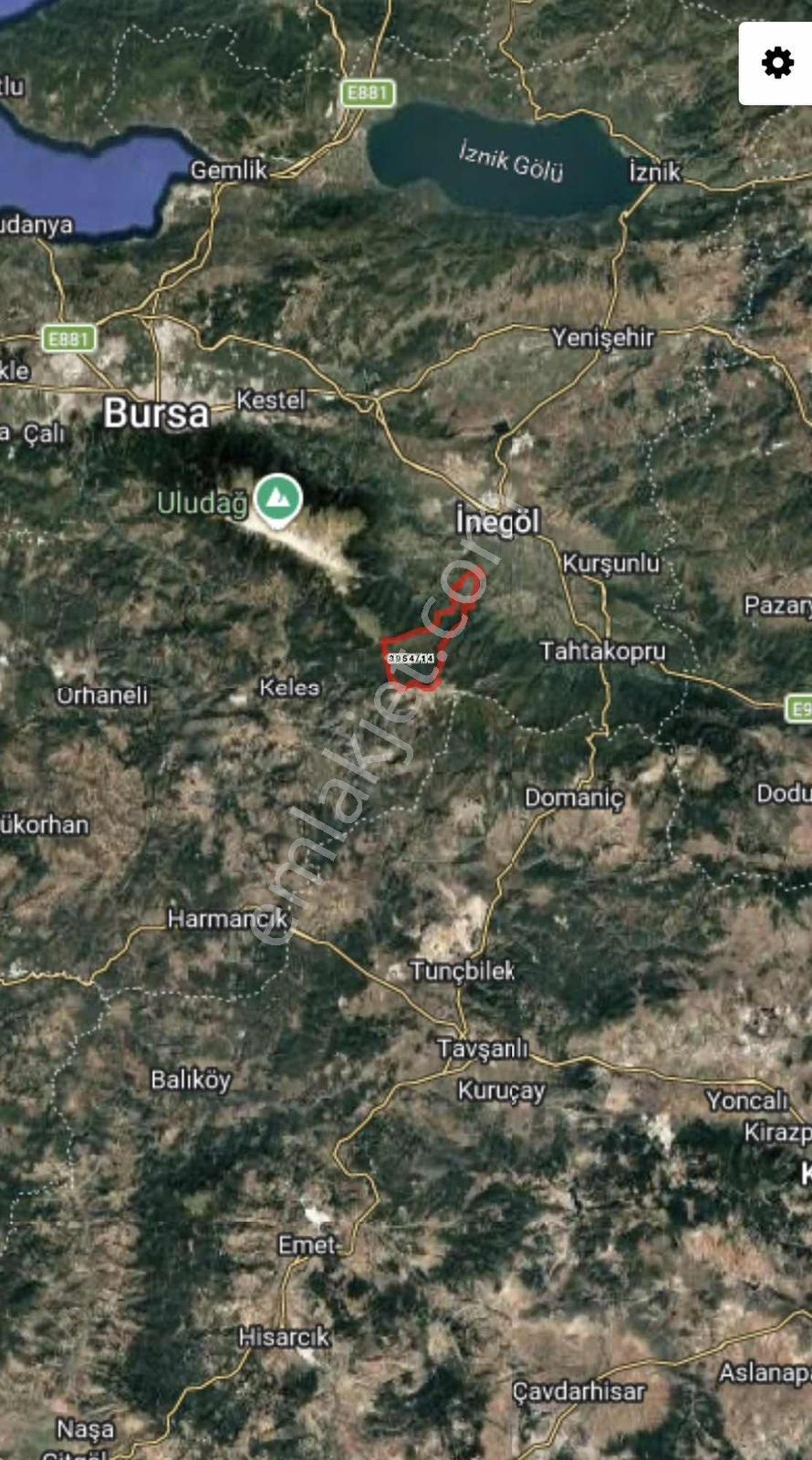 Bursa İnegöl Çayyaka Mahallesinde Satılık 1.189 M² Tarla - Görsel 9