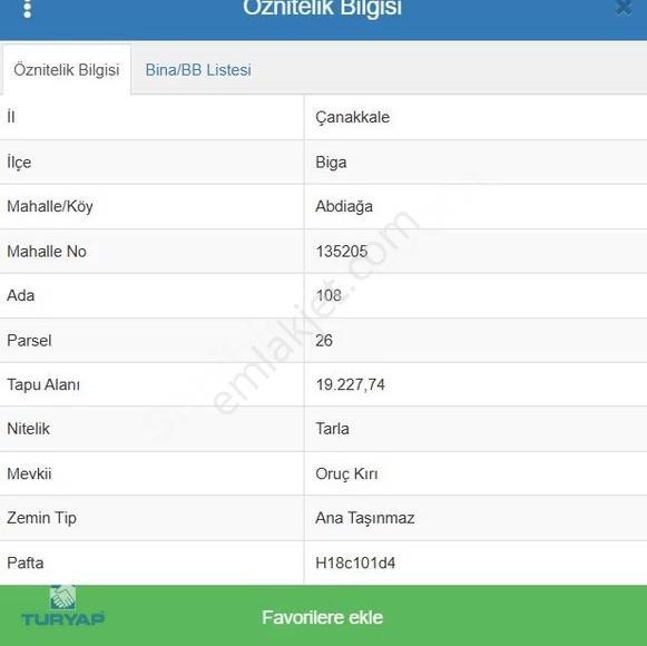Çanakkale Biga Abdiağa Köyü'nde 19.227m² Çiftlik Arazisi - Görsel 5