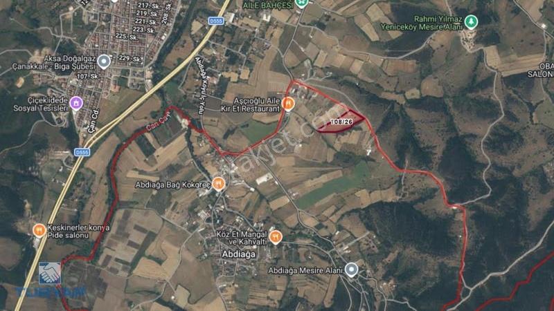 Çanakkale Biga Abdiağa Köyü'nde 19.227m² Çiftlik Arazisi - Görsel 7