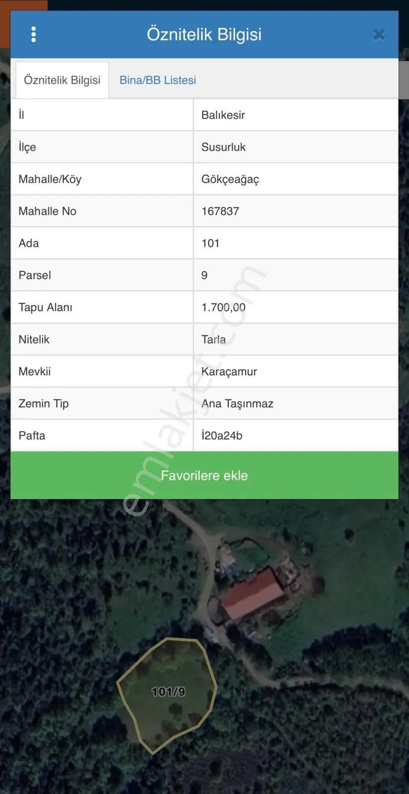 Balıkesir Susurluk Gökçeağaç'ta 1700m² Yola Cepheli Tarla - Görsel 3