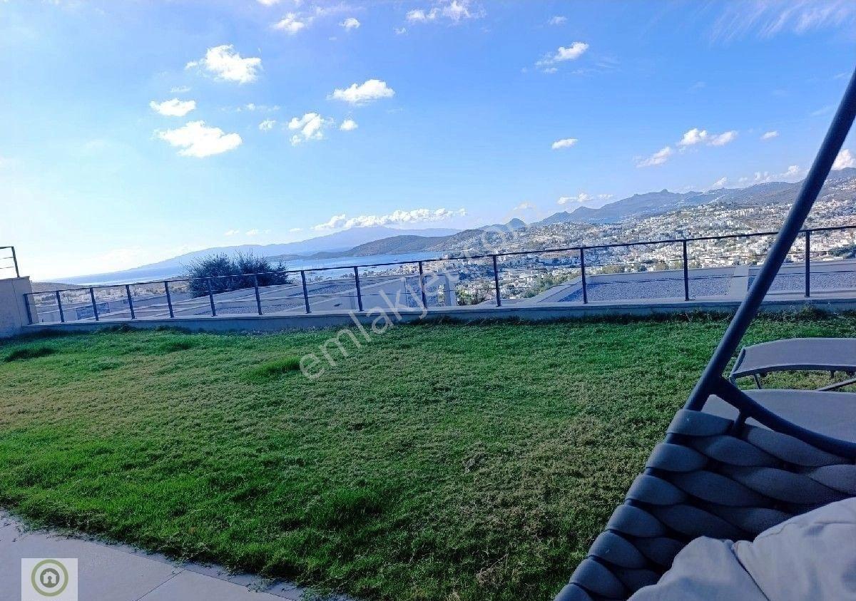 Bodrum Yeniköy Kapanmaz Deniz Manzaralı Kiralık Tek Kat Villa Ortak Havuzlu Site 4+1 Geniş Bahçe - Görsel 9
