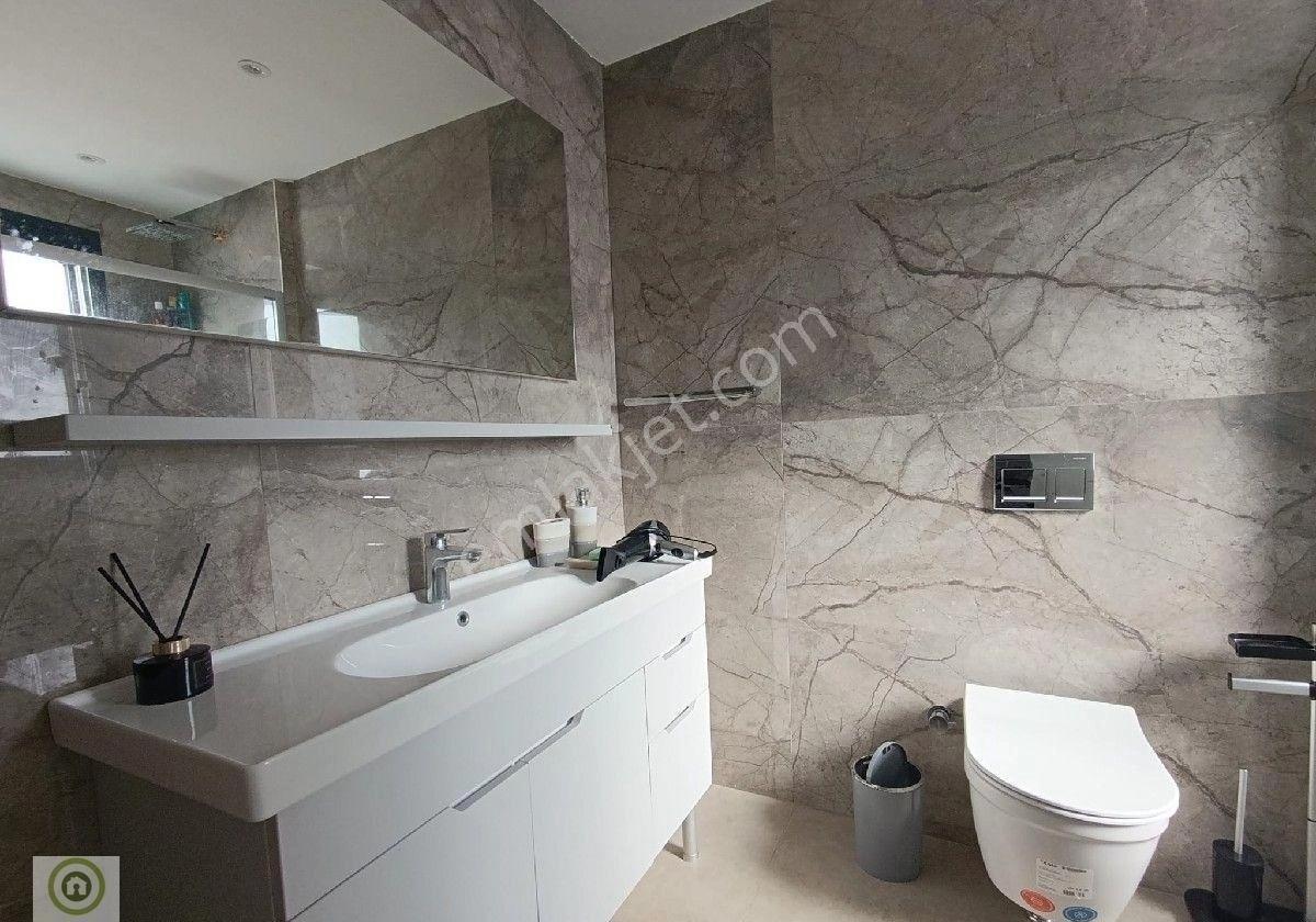 Bodrum Yeniköy Kapanmaz Deniz Manzaralı Kiralık Tek Kat Villa Ortak Havuzlu Site 4+1 Geniş Bahçe - Görsel 29