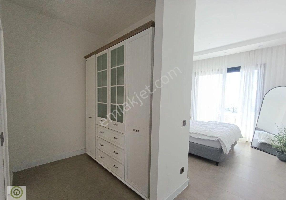 Bodrum Yeniköy Kapanmaz Deniz Manzaralı Kiralık Tek Kat Villa Ortak Havuzlu Site 4+1 Geniş Bahçe - Görsel 33
