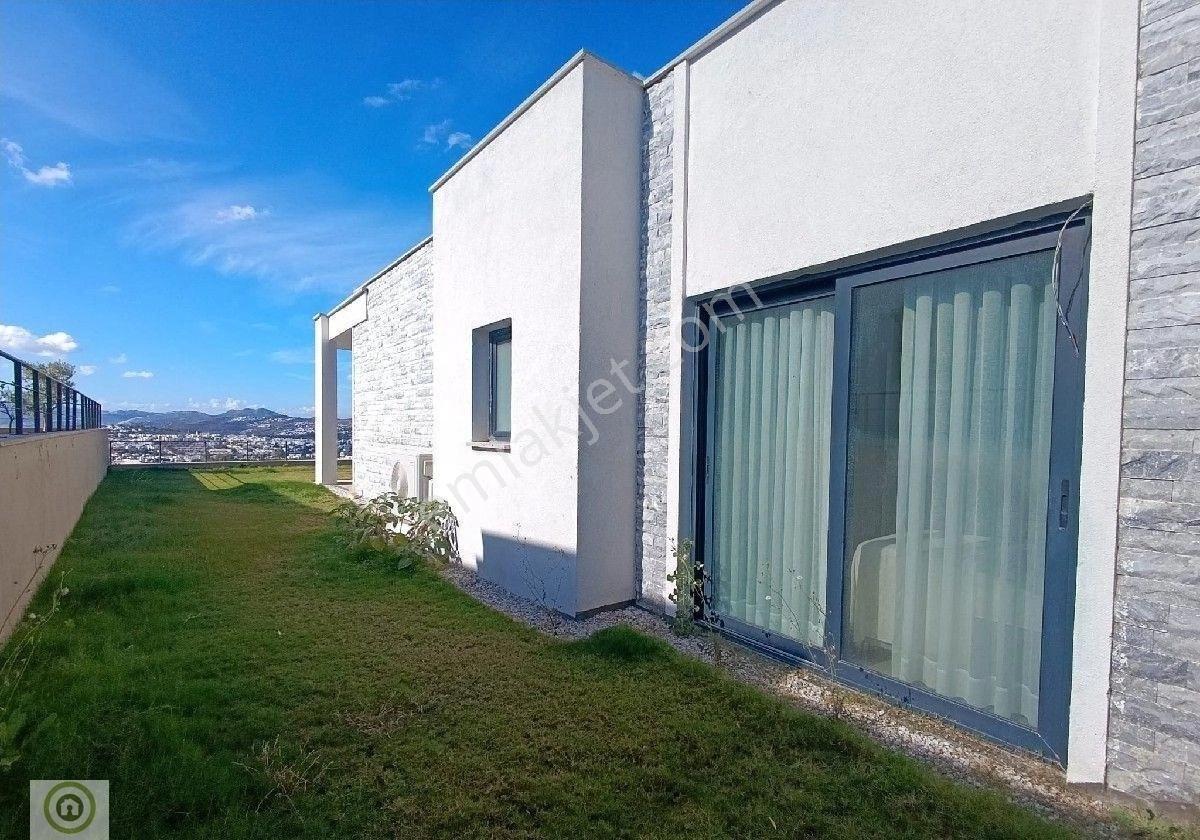 Bodrum Yeniköy Kapanmaz Deniz Manzaralı Kiralık Tek Kat Villa Ortak Havuzlu Site 4+1 Geniş Bahçe - Görsel 38