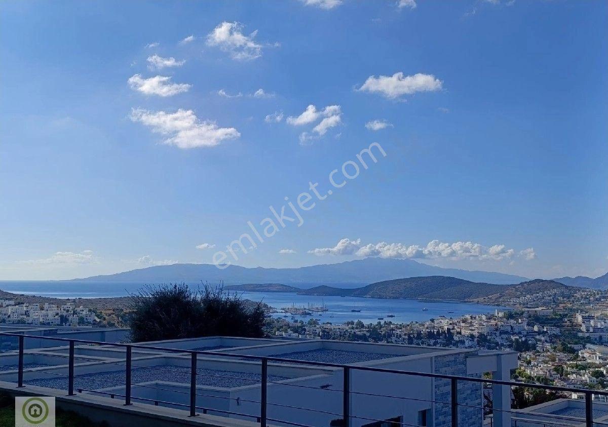 Bodrum Yeniköy Kapanmaz Deniz Manzaralı Kiralık Tek Kat Villa Ortak Havuzlu Site 4+1 Geniş Bahçe - Görsel 34