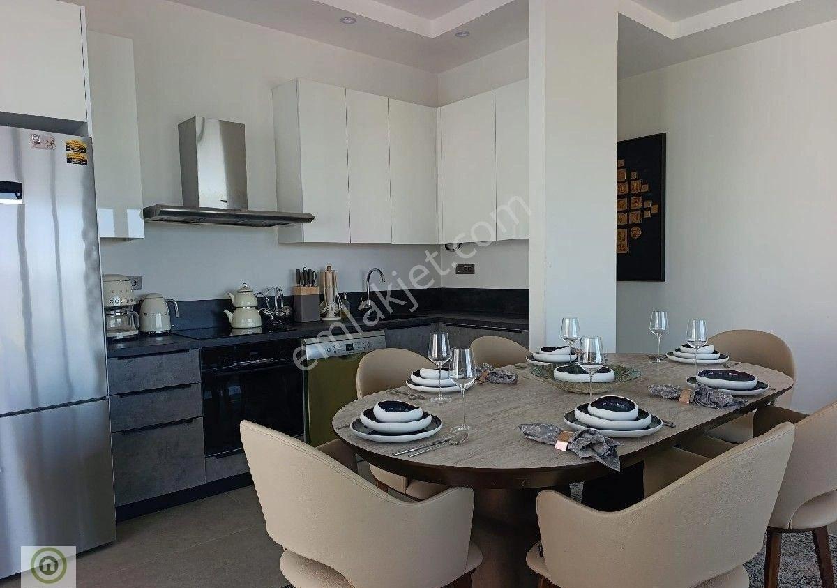 Bodrum Yeniköy Kapanmaz Deniz Manzaralı Kiralık Tek Kat Villa Ortak Havuzlu Site 4+1 Geniş Bahçe - Görsel 27