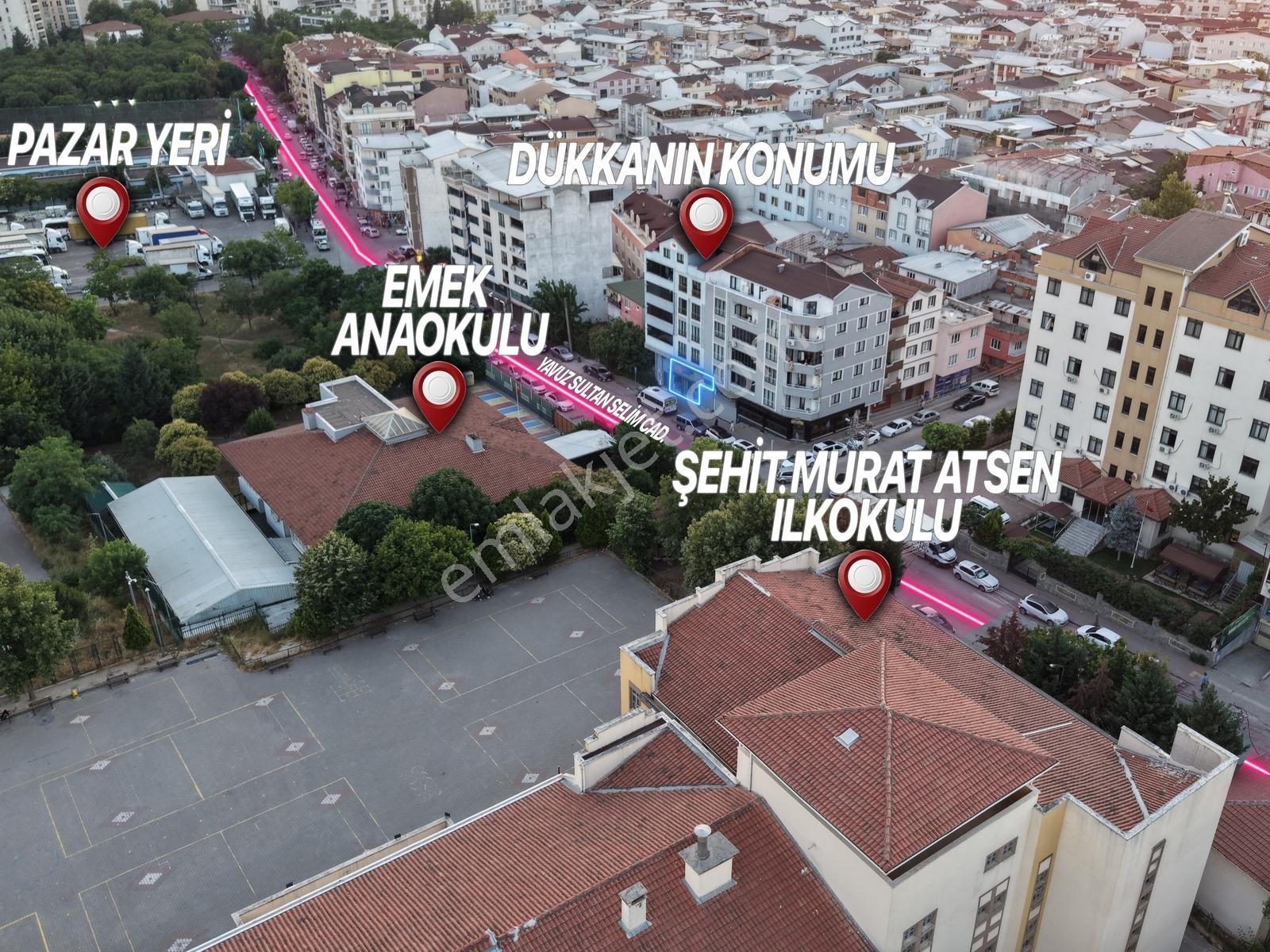Emek Adnan Menderes Mah. - İşlek Cadde Üzerinde Satılık Dükkan - Görsel 16