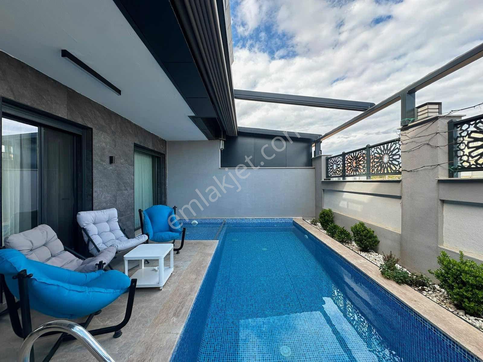 Demet Villas Eşyalı Asansörlü Kiralık Villa - Görsel 46