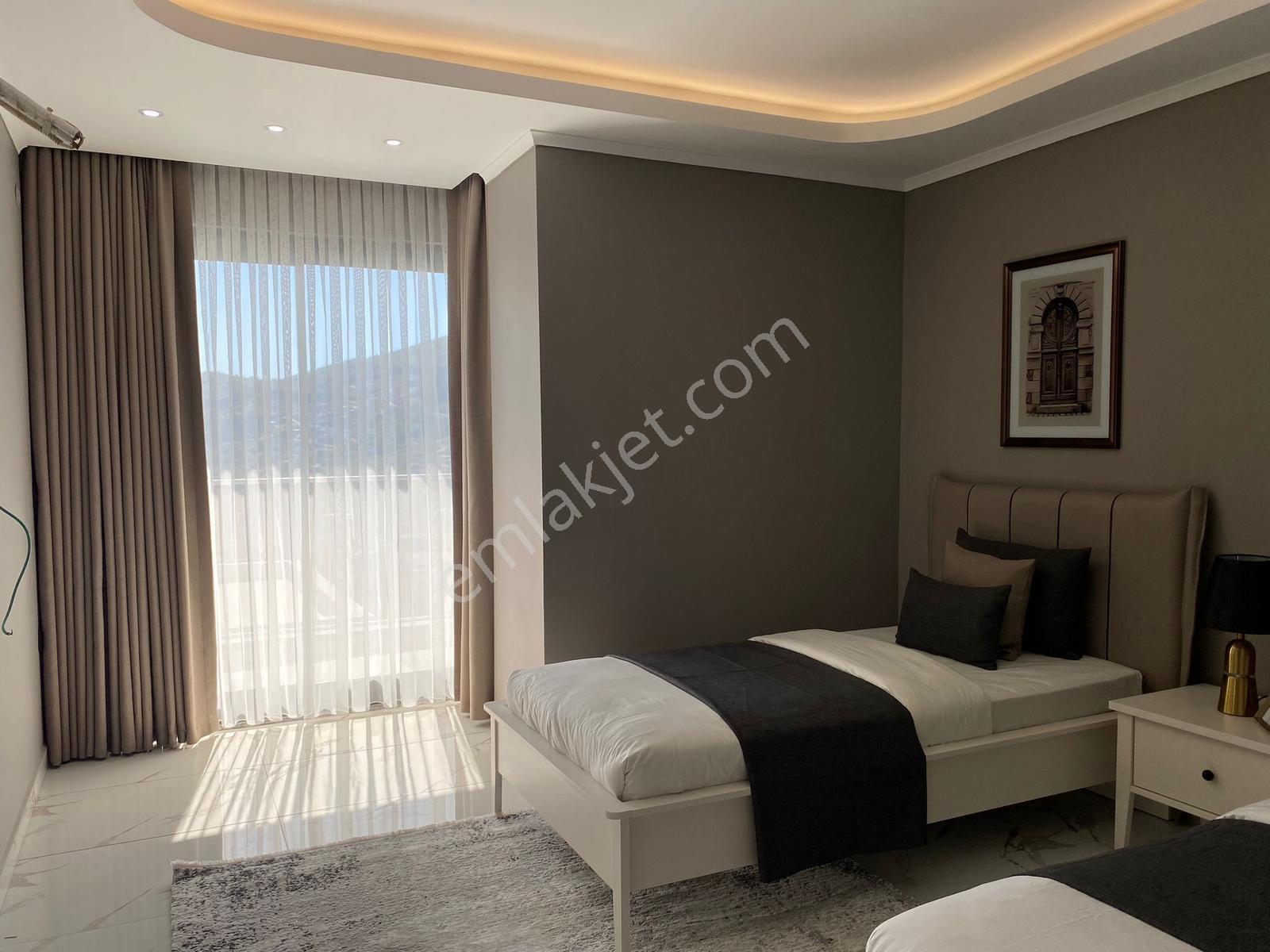 Alanya Bektaş Mah. 3+1 Lux Eşyalı Mükemmel Doğada Villa - Görsel 33