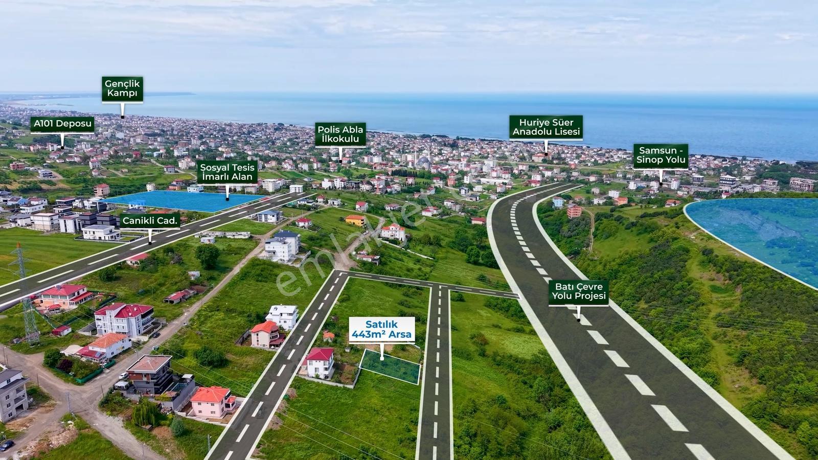 Çevre Yoluna 2.parsel Deniz Manzaralı Fırsat Arsa - Görsel 4