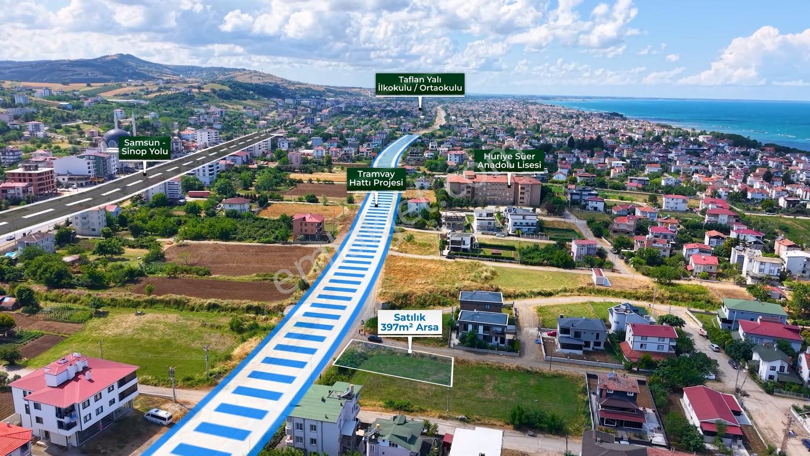 Çatalçam Bulvarına Cephe Sahile Yürüme Mesafesinde Fırsat Arsa - Görsel 13
