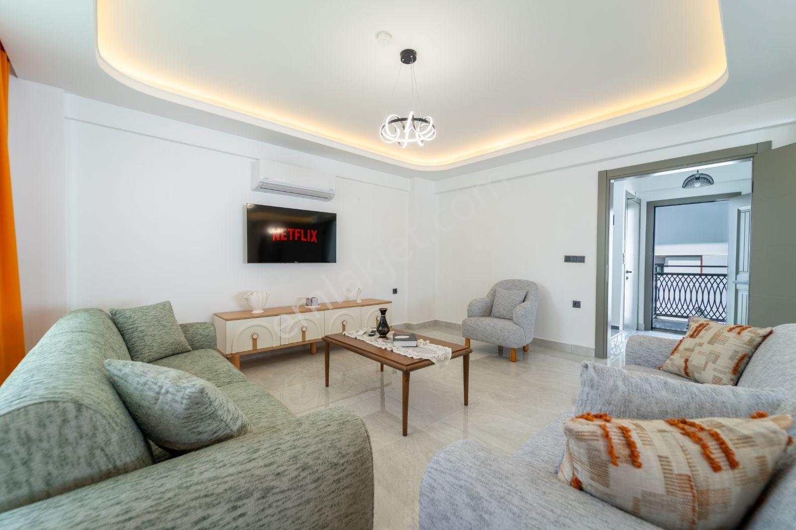 Fethiye Gunlukbasinda Satılık 3+1 Full Eşyali Site Icınde Villa - Görsel 26