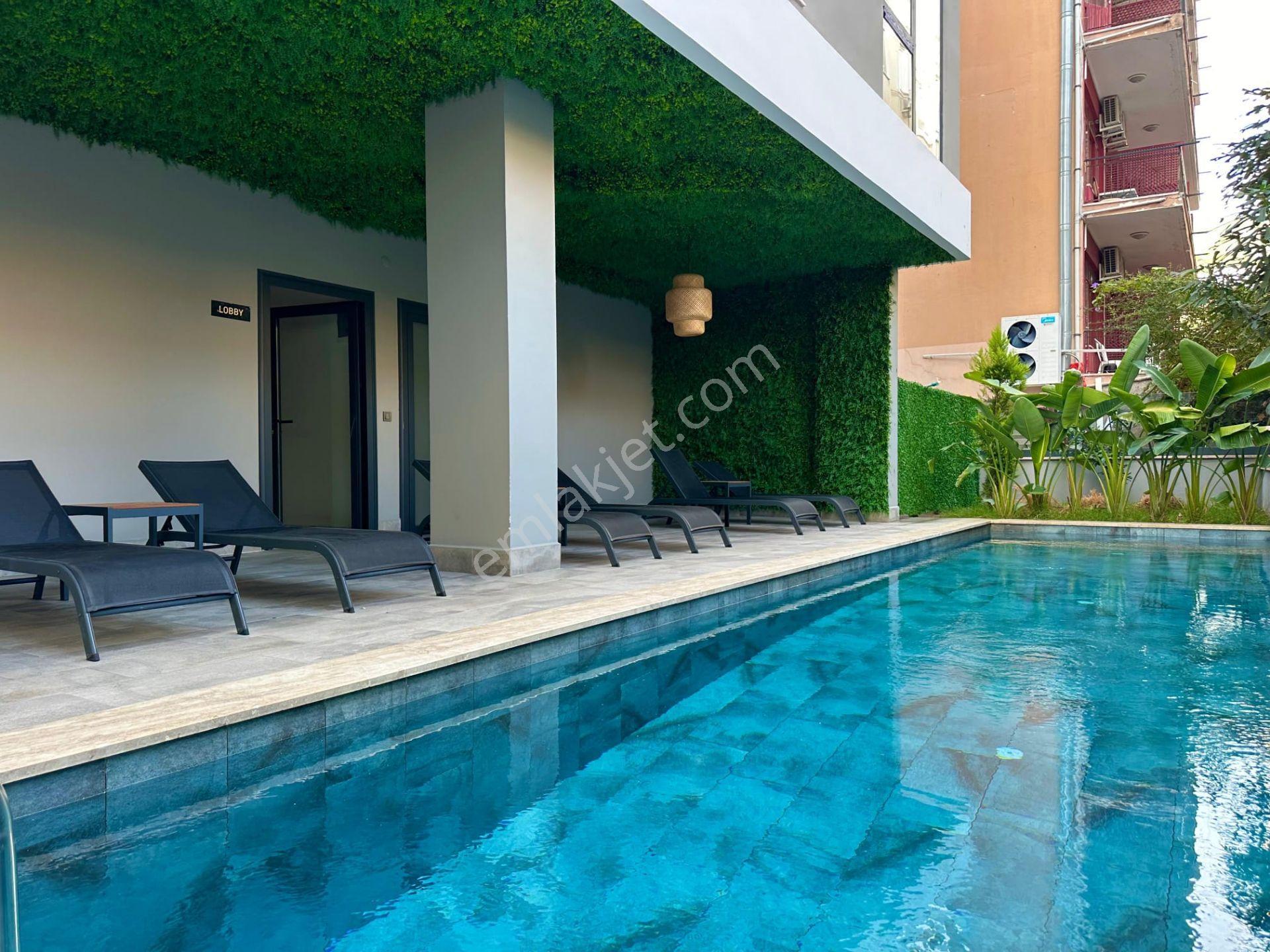 Kızlarpınarı Mahallesi Mıss Kleopatra Rezidans'ta Denize 20 Metre 2+1 Dubleks Boş Kiralık Daire - Görsel 33