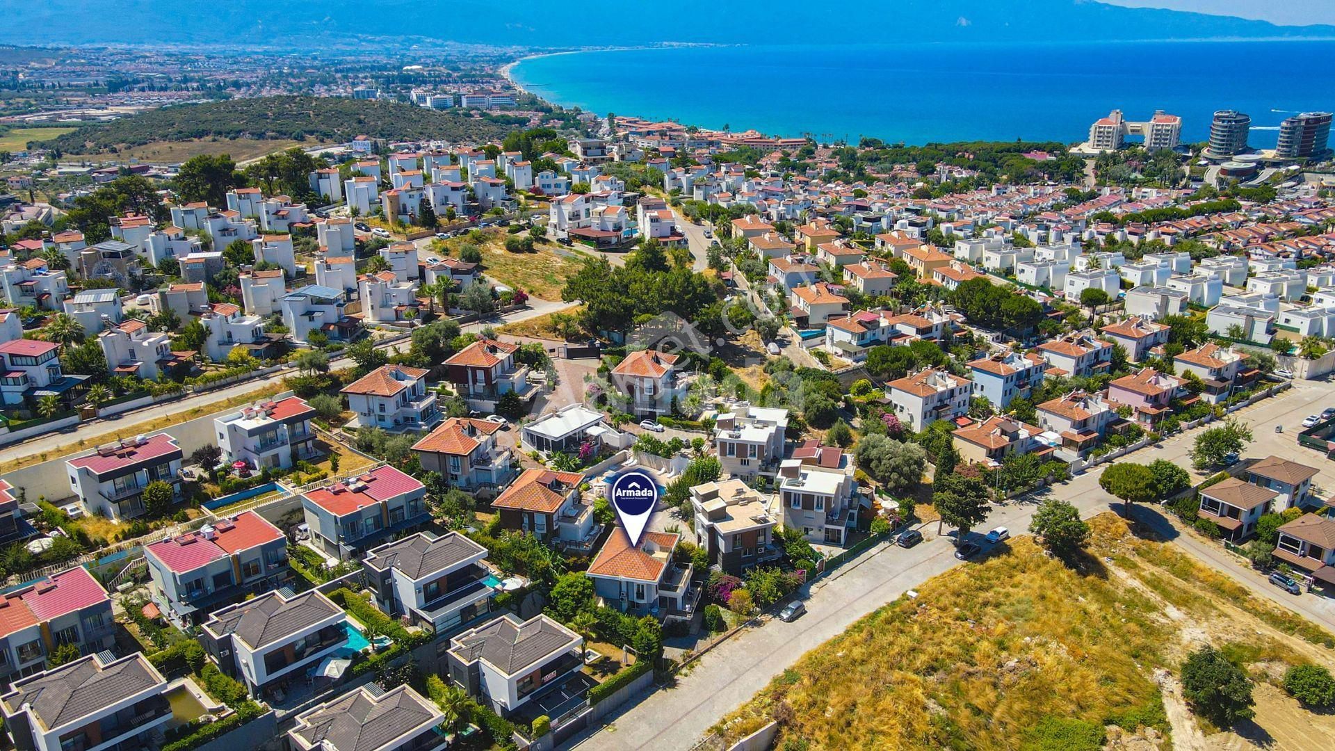 Kuşadası Değirmendere'de Deniz Manzaralı Lüks 4+1 Satılık Villa - Görsel 6