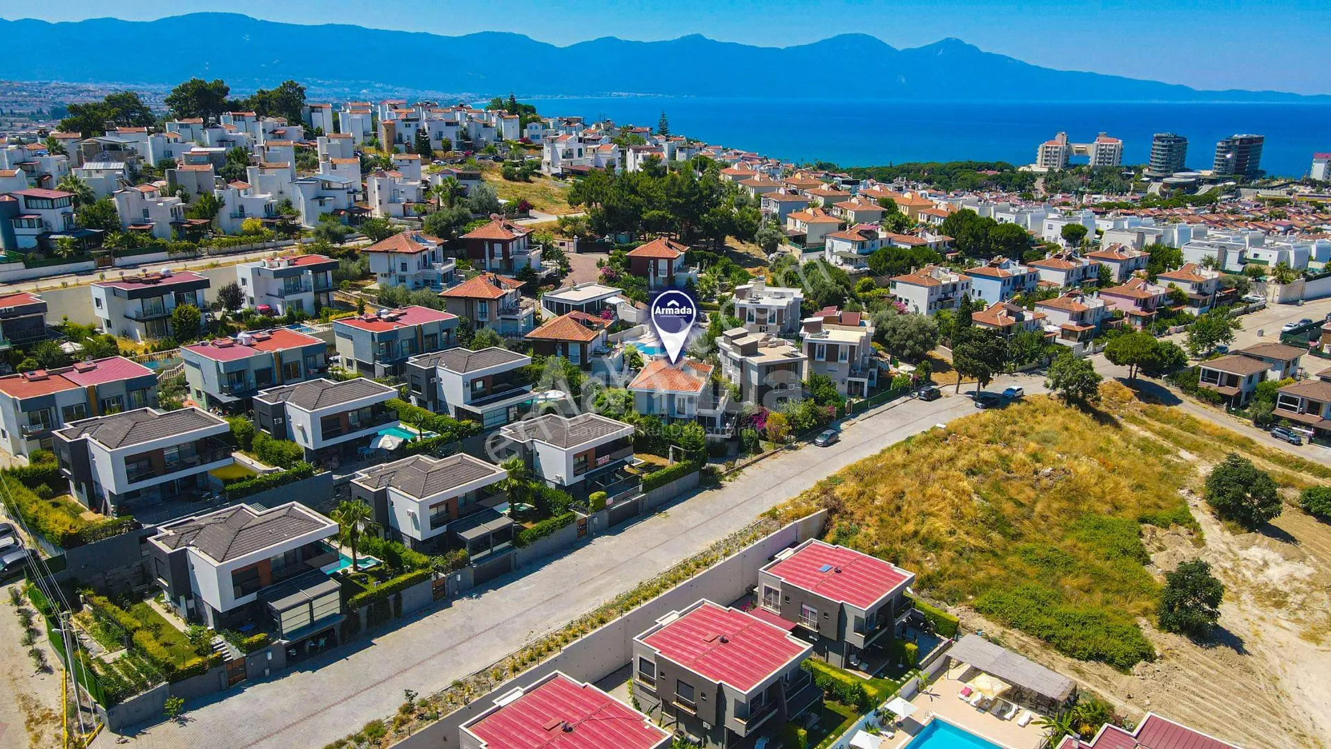 Kuşadası Değirmendere'de Deniz Manzaralı Lüks 4+1 Satılık Villa - Görsel 4