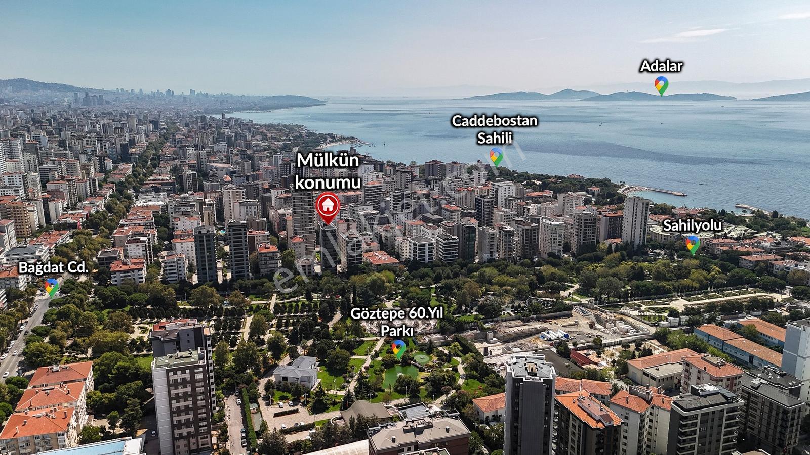 Caddebostan Deniz Ve Park Manzaralı Katta Tek Satılık Net 210 M2 - Görsel 2