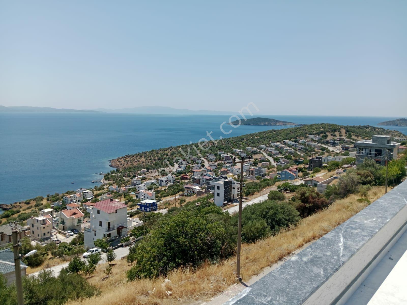 Çandarlı'da Full Deniz Manzaralı Sonsuzluk Havuzlu Villa - Görsel 23