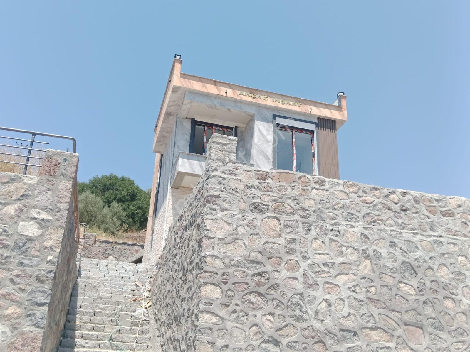 Çandarlı'da Full Deniz Manzaralı Sonsuzluk Havuzlu Villa - Görsel 19