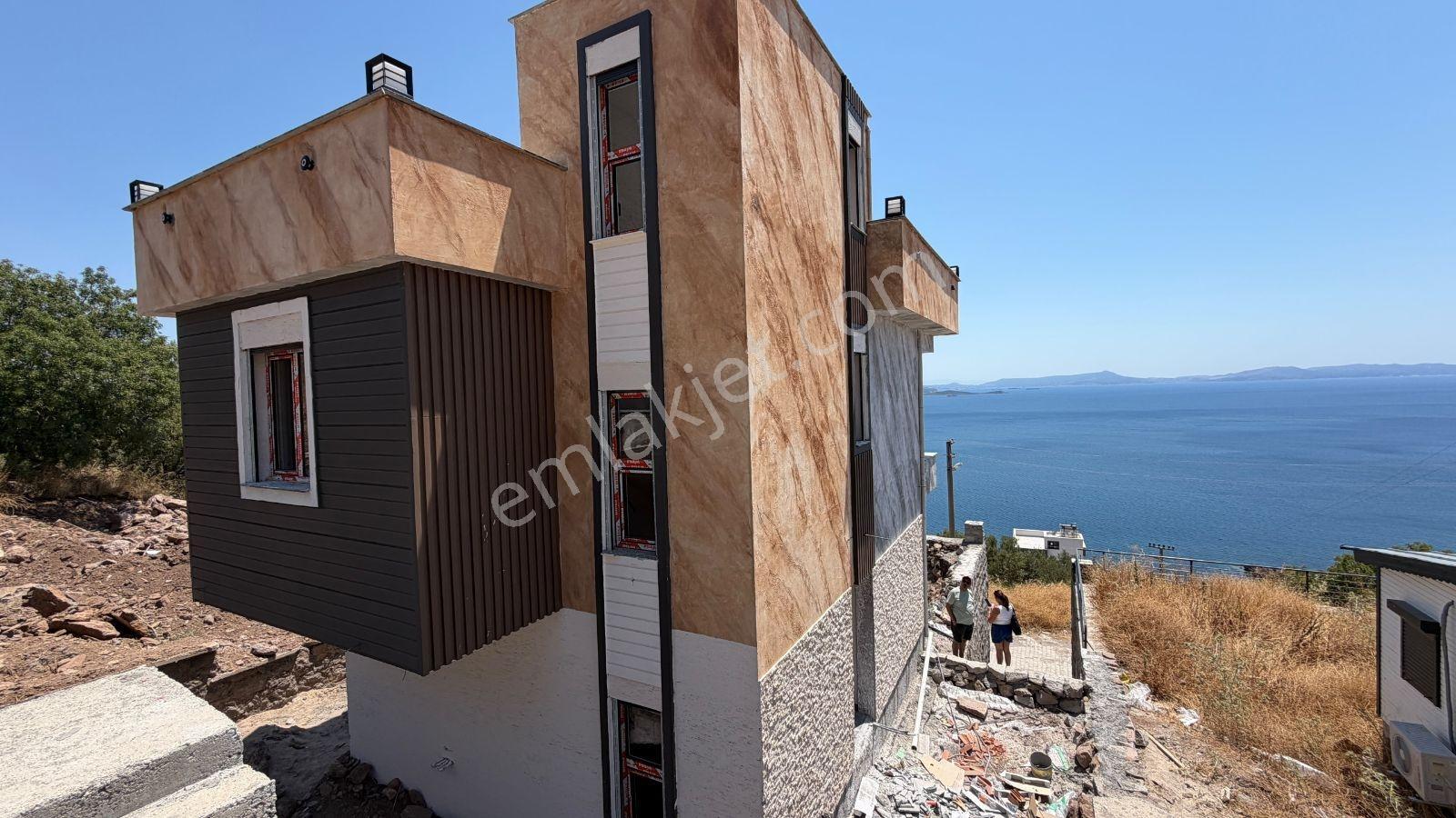 Çandarlı'da Full Deniz Manzaralı Sonsuzluk Havuzlu Villa - Görsel 4