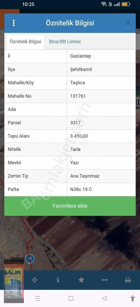 Taşlıca Mahallesi'nde Satılık Arsa