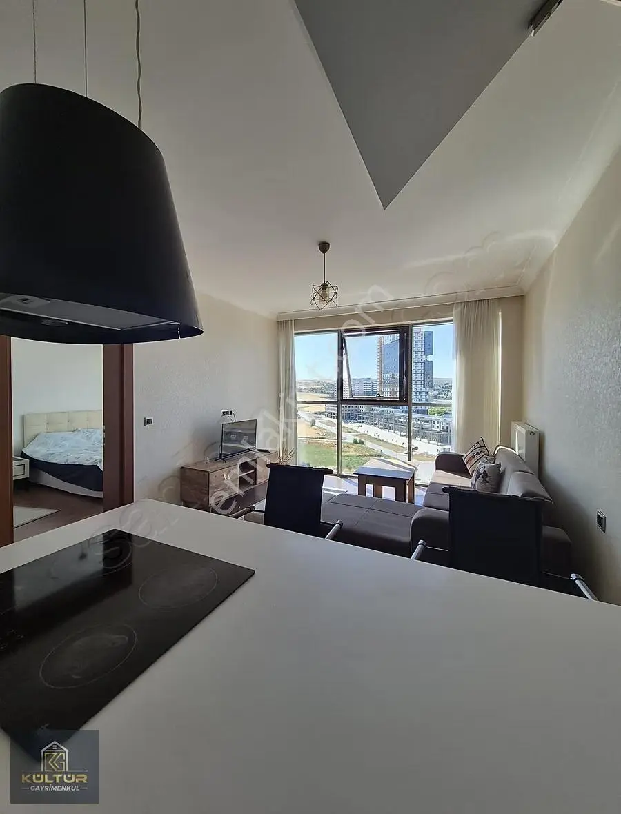 Relax Plus Sitesinde 12.kat Manzaralı 1+1 Fuul Eşyalı Daire - Görsel 3