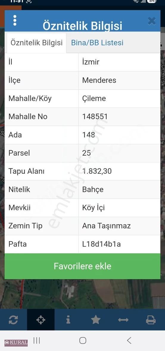 İzmir Menderes Çilemede Tek Müstakil Tapu 1832 İnşaat Yap - Görsel 6