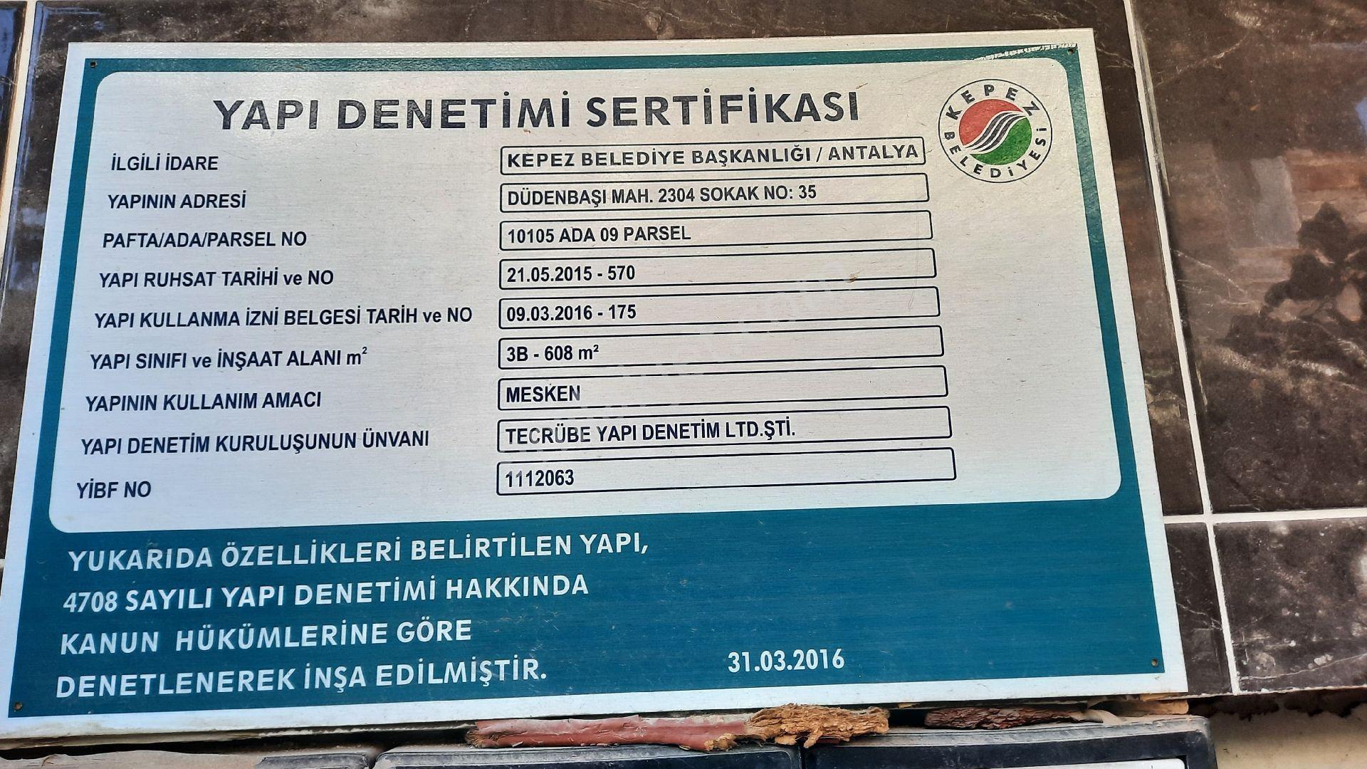 Kepezde Geniş 2+1 Beş Yılı Dolmuş İskanlı Daire - Görsel 21