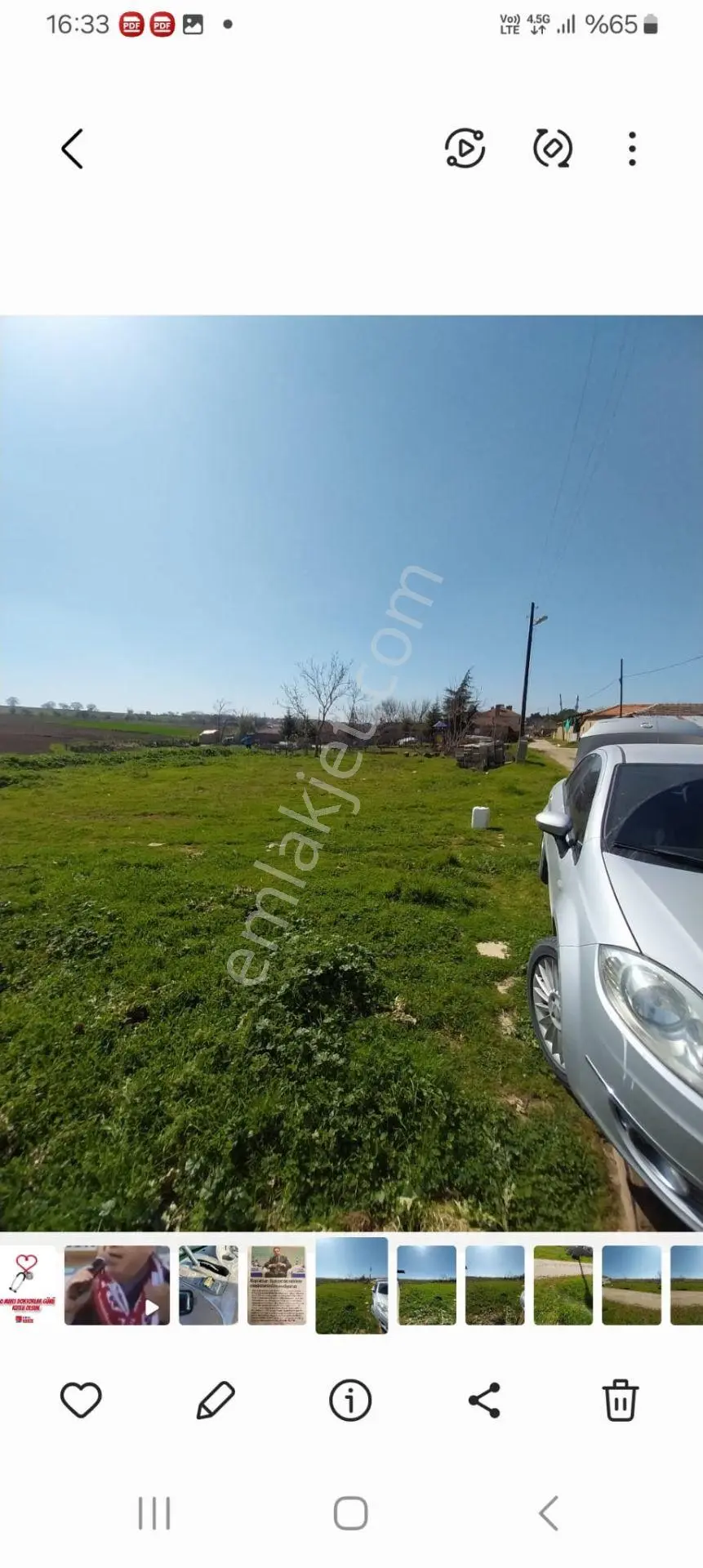 Kırklareli Merkez Ulukonak Köyünde Satılık Arsa - Görsel 5