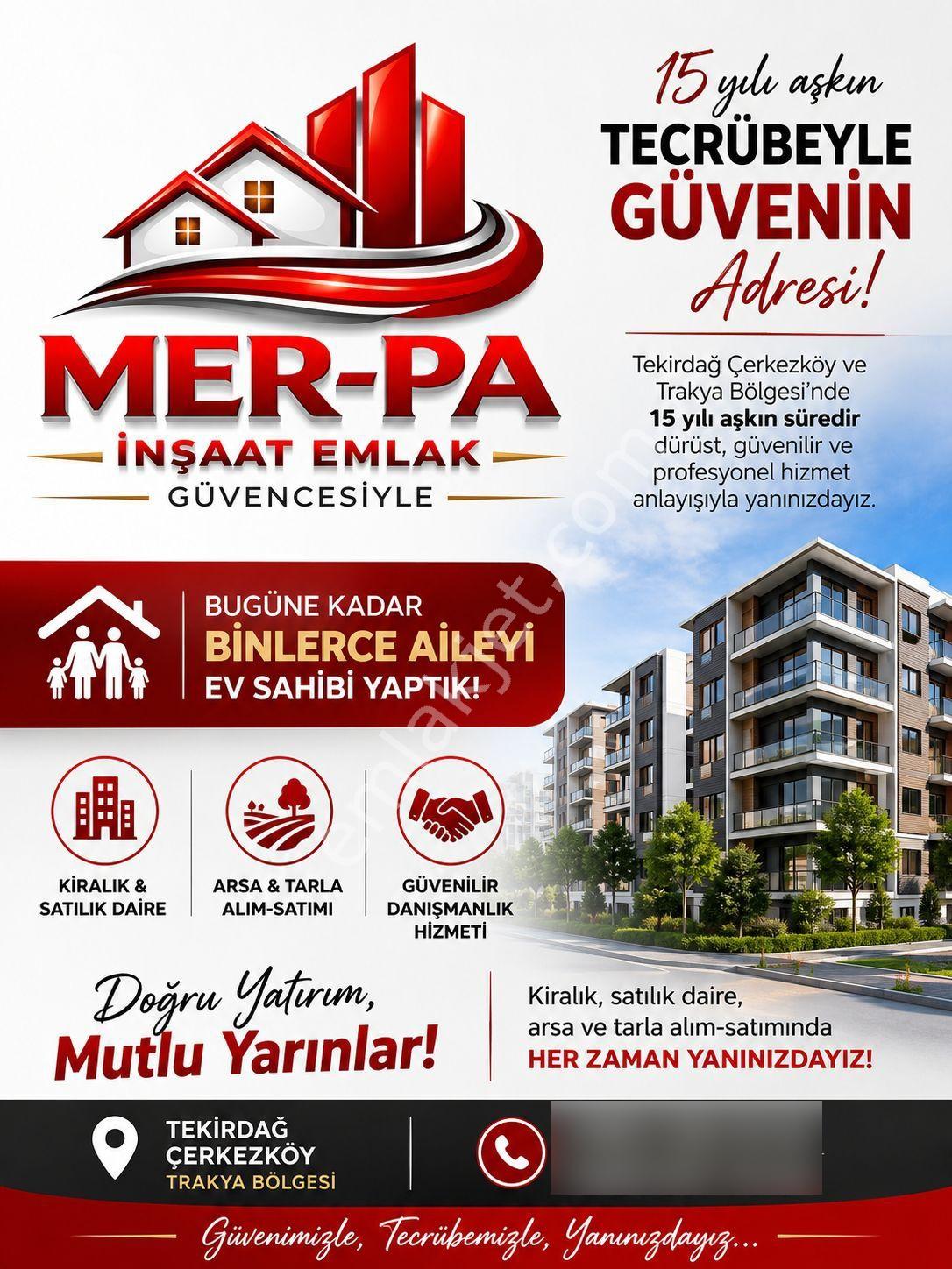 Çerkezköy*** Mer-pa İnş.*** _avm'ler Bölgesinde Site İçerisinde Sıfır 3+1 Dairler - Görsel 34