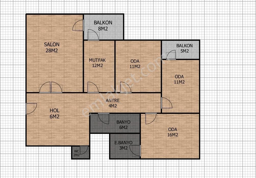 Atakum Çobanlı Mahallesi Korupark Sitesinde Satılık 3+1 Daire - Görsel 35