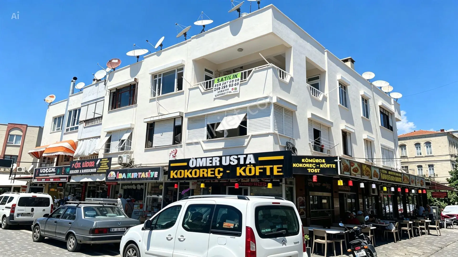 Altınoluk Çarşı'nın En Geniş 2+1 Dairelerinden Biri | Denize 50 Metre