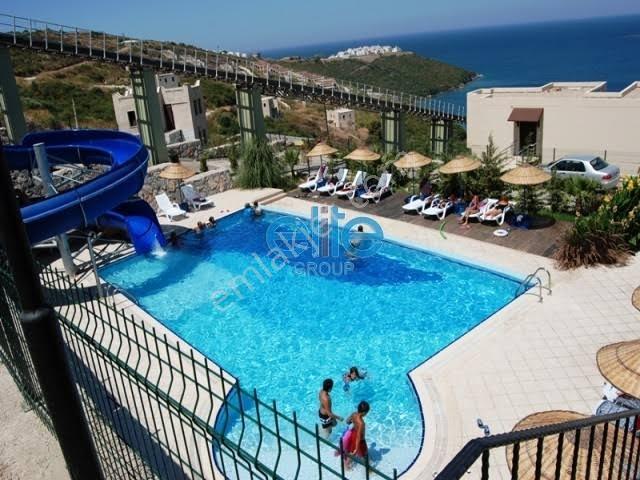 Muğla Bodrum Milas Boğaziçi Adabükü Plajlı Sitede Bahçe Katı - Görsel 11