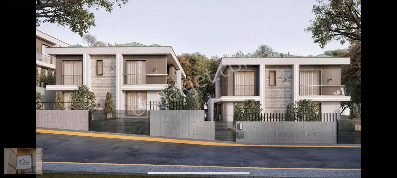 Güzelce Mahallesi Merkeze Yakın 5+2 Sıfır Bahçeli Villa Kiralık - Görsel 2