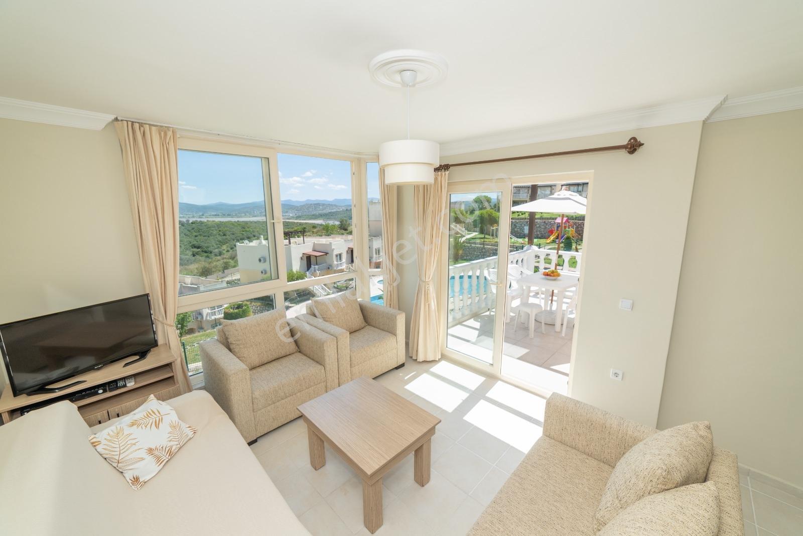 Muğla Bodrum Milas Boğaziçi Adabükü Turkuaz Sitesi Bakımlı Daire - Görsel 4