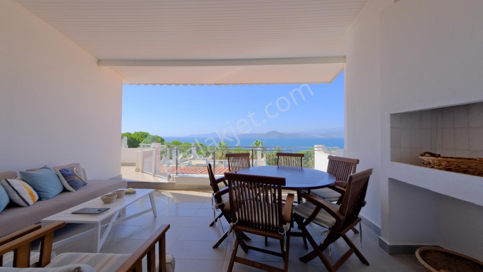 Bodrum Maya Tatil Köyü'nde Deniz Manzaralı Satılık 4+1 Lüks Dair - Görsel 12