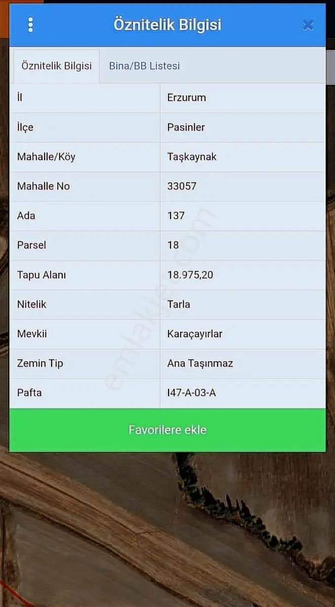 Emlak Dünyası Gym'den Hasankalede Satılık Tarlalar - Görsel 3