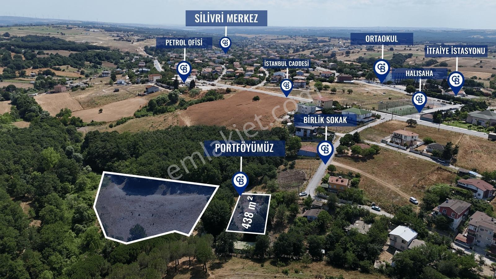 Satılık Silivri B.çavuşlu Da Orman Manzaralı 3 Kat İmarlı Arsa - Görsel 10
