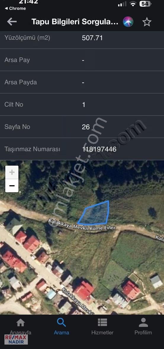 Remaxtan Kulakkaya Yaylasında Eşsiz Satılık Arsa! - Görsel 3