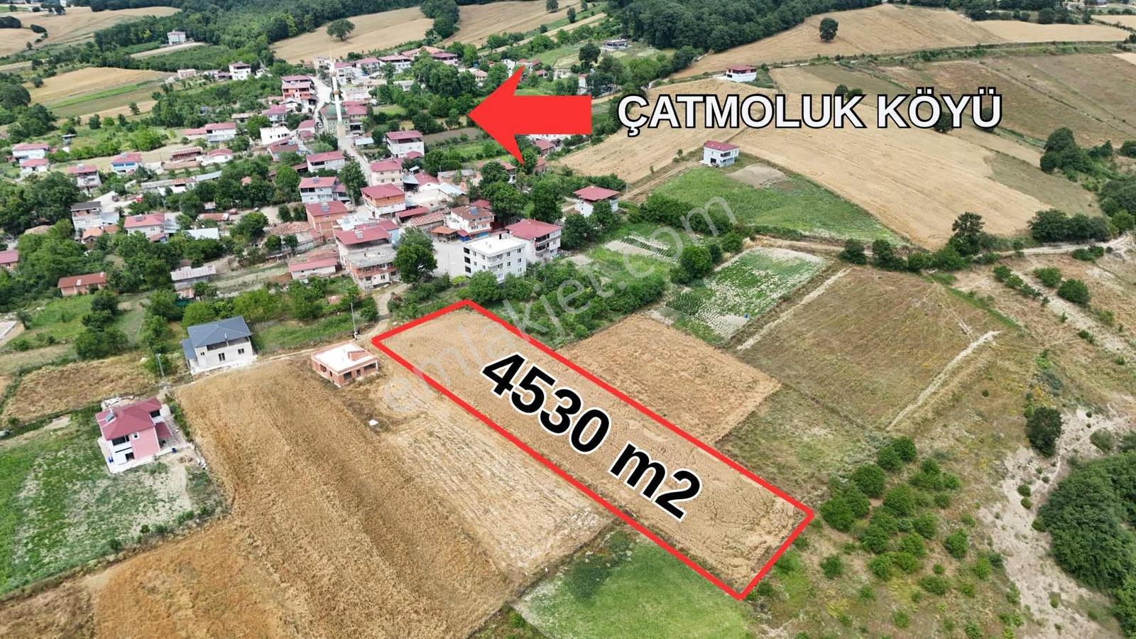 Samsun Atakum Çatmoluk Mahallesi'nde 4.530 M² Satılık Tarla