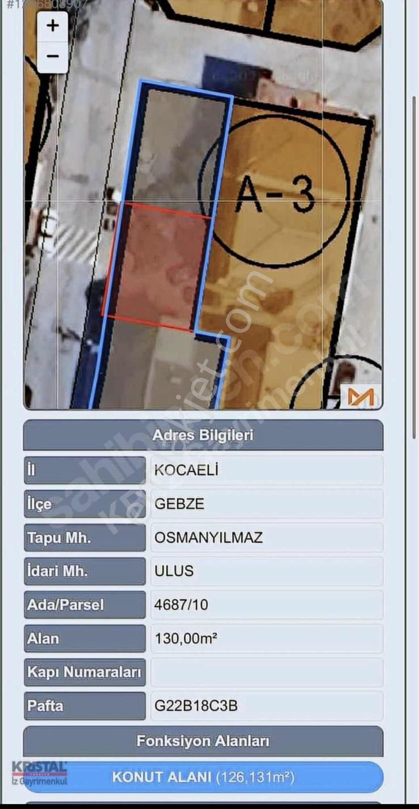Kristal İz Kocaeli Gebze'de Satılık Arsalar - Görsel 4