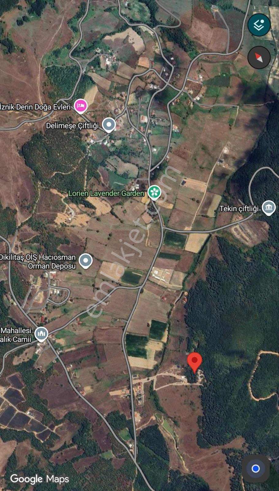 Turyap'tan İznik'te Doğa İçerisinde 513 M2 Satılık Arsa