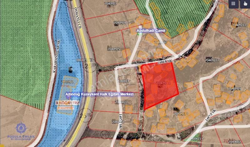 Ana Cadde'ye Yakın Çok Katlı Konut İmarlı Hisseli 43 M² Arsa